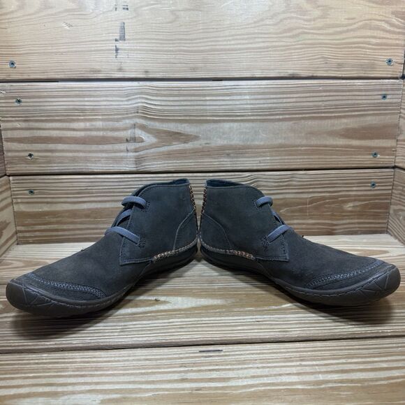 Cushe Men’s 7 Evo Desert Shoes Dark Gray Leather Pull On Ankle Boots - Picture 5 of 10